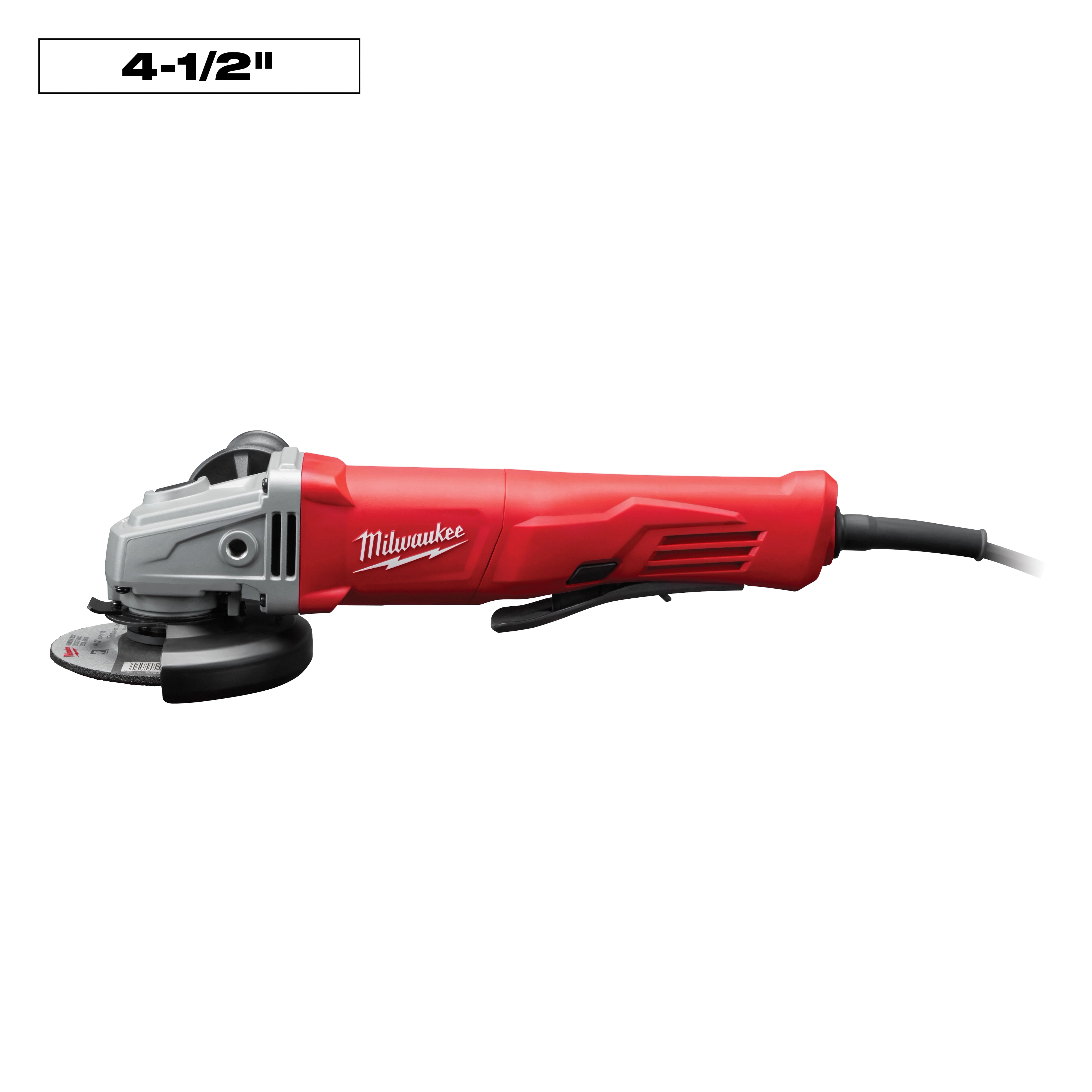 11 Amp Corded 4-1/2 in. Small Angle Grinder Paddle Lock-On