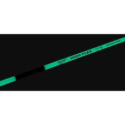 5 Foot High Flex Fish Stick with a light green color and black band, featuring a company logo, icons, and product number 48-22-4153.