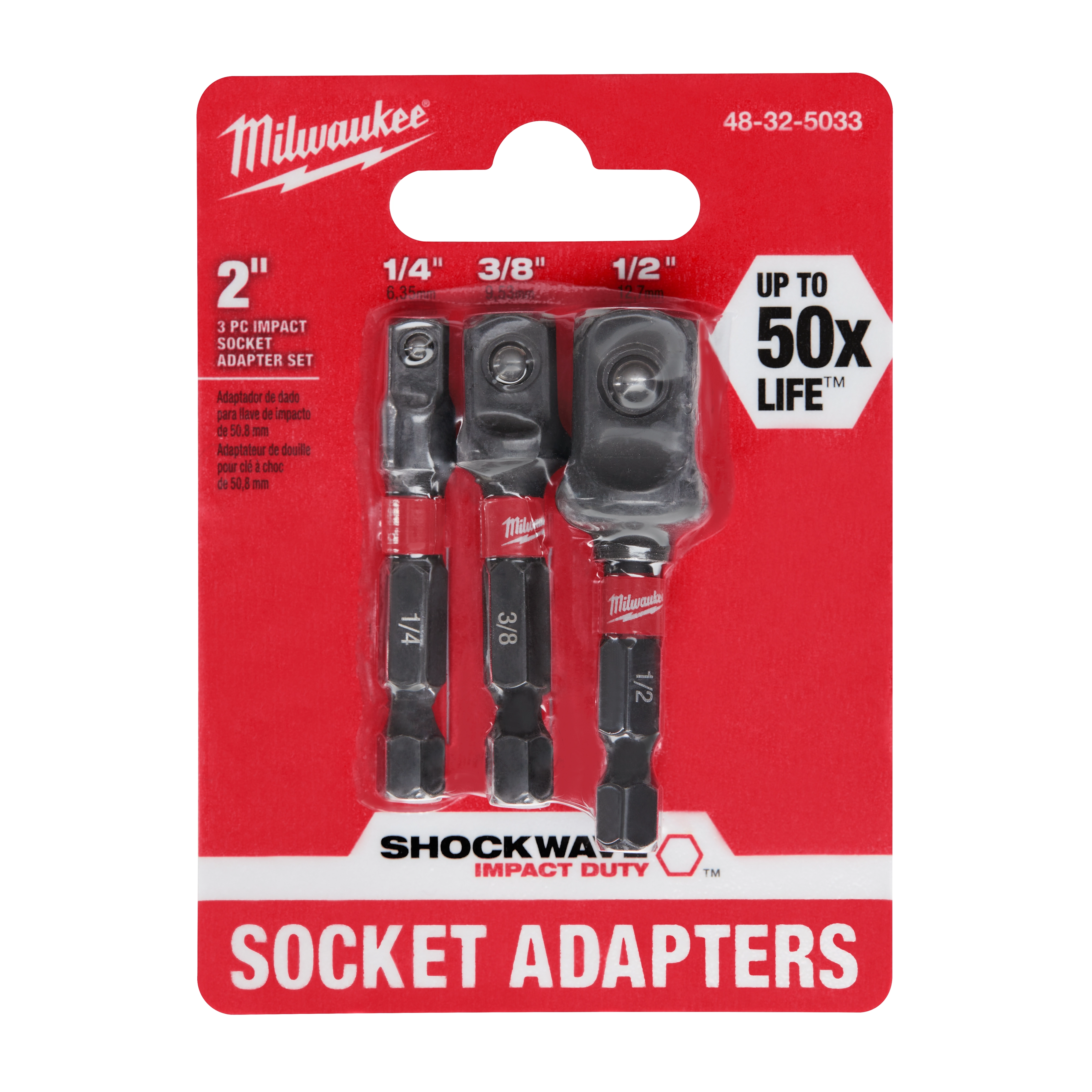 3PC SOCKET ADAPTER SET