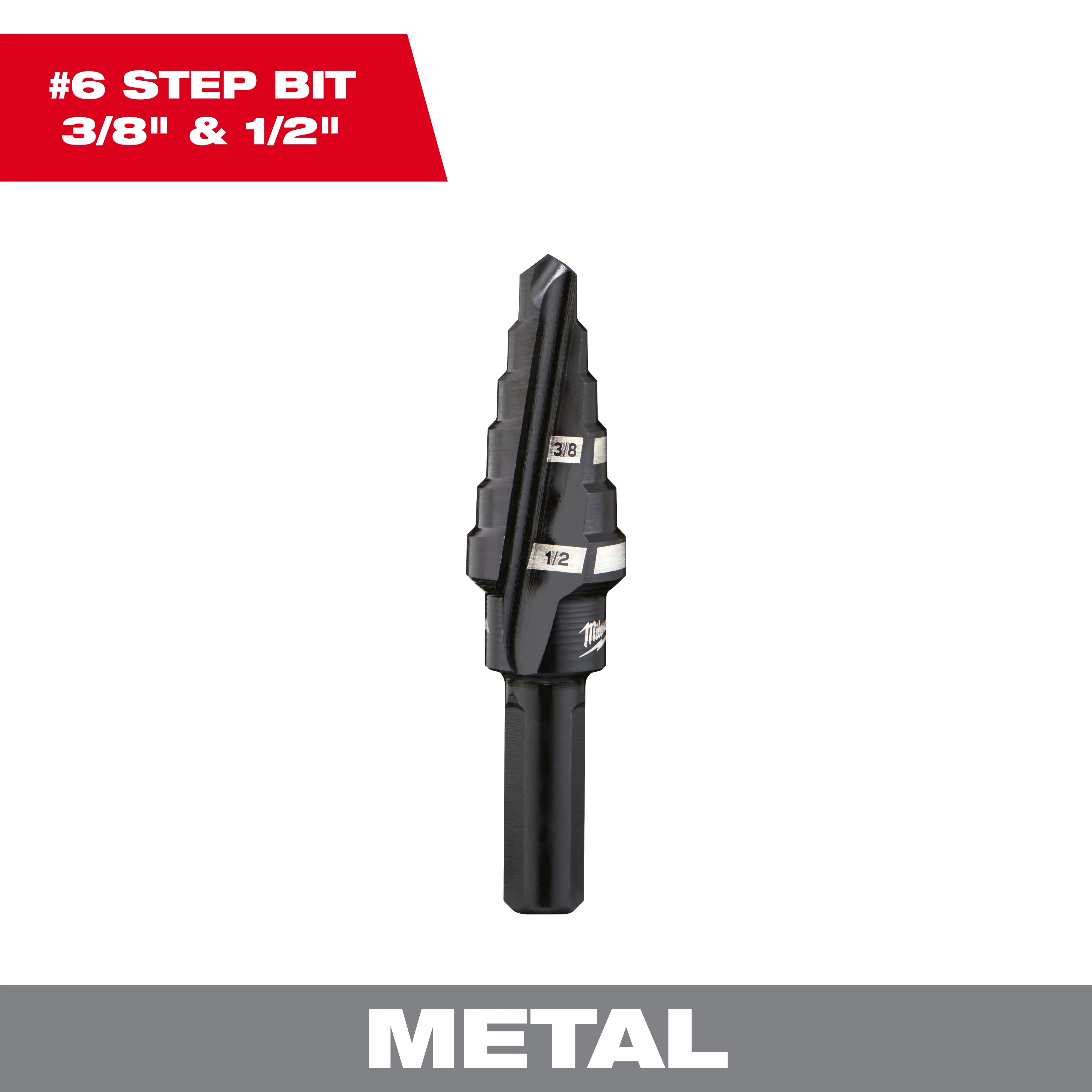 48-89-9206 Black Oxide Step Bit Primary Image