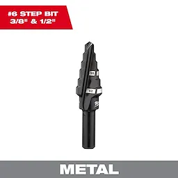 48-89-9206 Black Oxide Step Bit Primary Image
