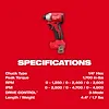 M18™ Compact Brushless 1/4" Hex 3-Speed Impact Driver, view 18