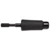 The Spline to SDS Max Adapter is a cylindrical tool accessory made from dark metal. It has a ridged grip and a spline end that connects to the SDS Max system for secure and efficient drilling. Ideal for converting spline tools to SDS Max compatibility.