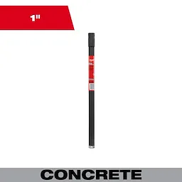 1" Diamond Premium Wet Core Bit for drilling concrete. The bit has a black body with a red label near the top.