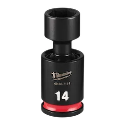 SHOCKWAVE Impact Duty 3/8" Drive 14MM Standard Swivel Socket standing upright on a plain background.