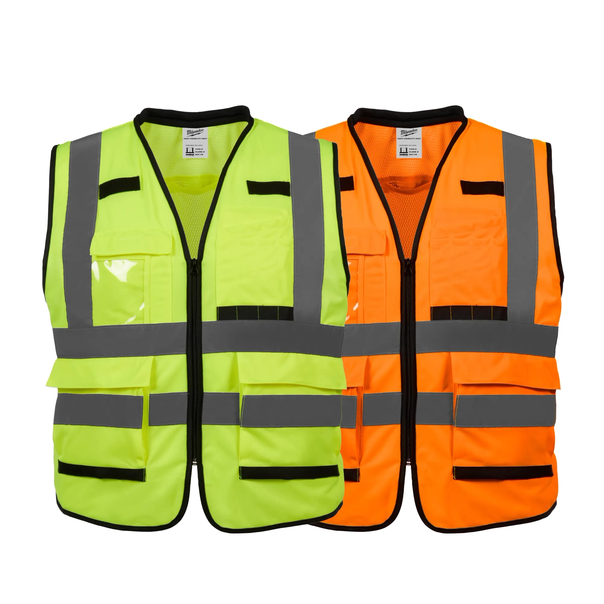 L/XL) Class 2 Orange High Visibility Safety Work Vest | Milwaukee Tool