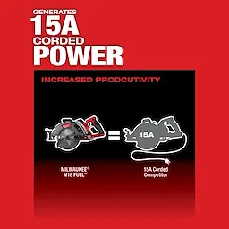 M18 FUEL™ Rear Handle Circular Saw USP Chart 1