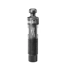 Milwaukee EXACT Rapid Reset 1-1/8" Draw Stud Set in black and silver with a threaded lower section and branded logo.