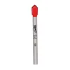 1/4" Glass and Tile Bit with red tip, silver shaft, and manufacturer's logo, designed for precise drilling in glass and tile surfaces.