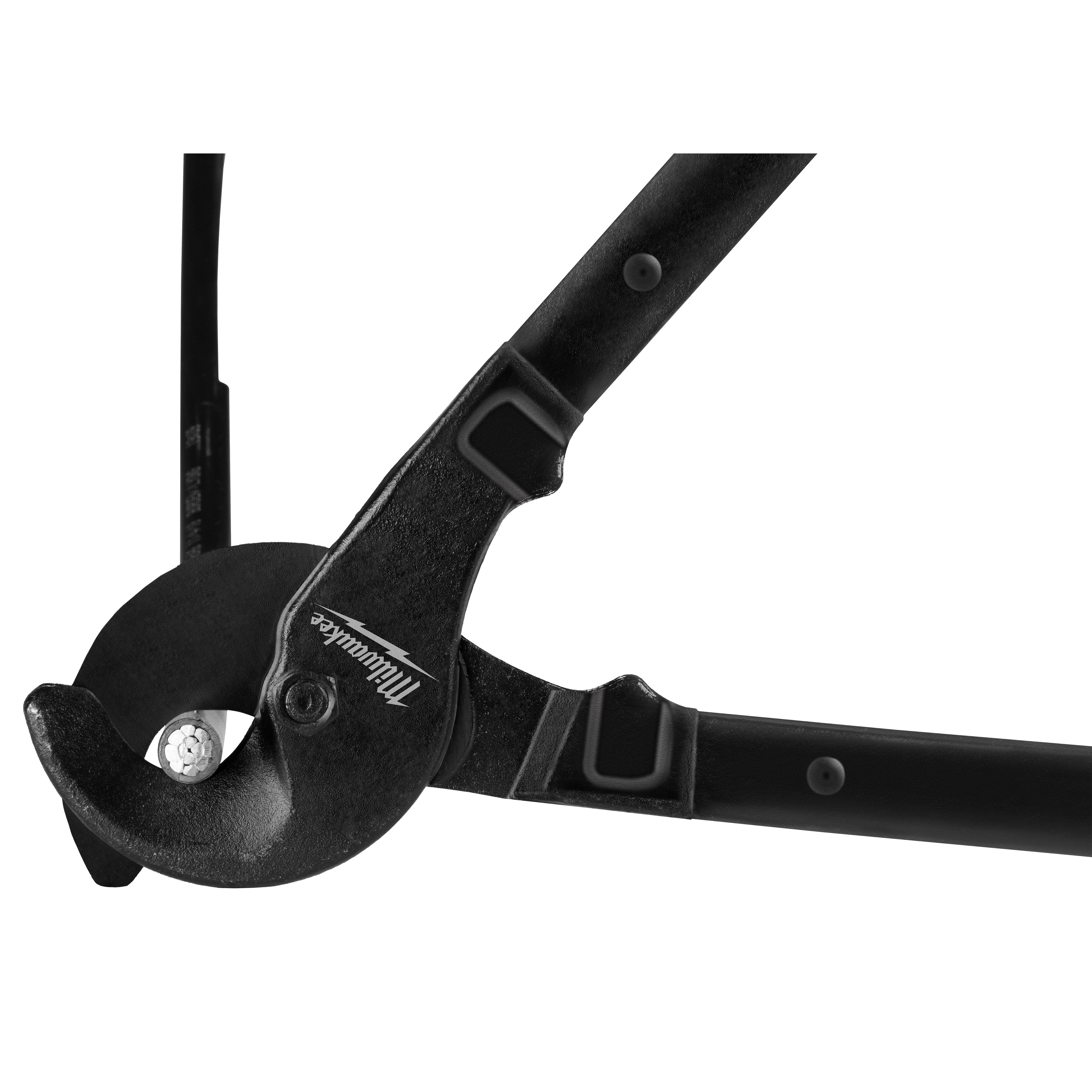 17" Utility Cable Cutter with black-colored handles and a sturdy metal cutting head, designed for heavy-duty cable cutting tasks.