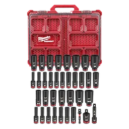 36PC SHOCKWAVE™ Impact Duty Socket 3/8” Drive Set with PACKOUT™