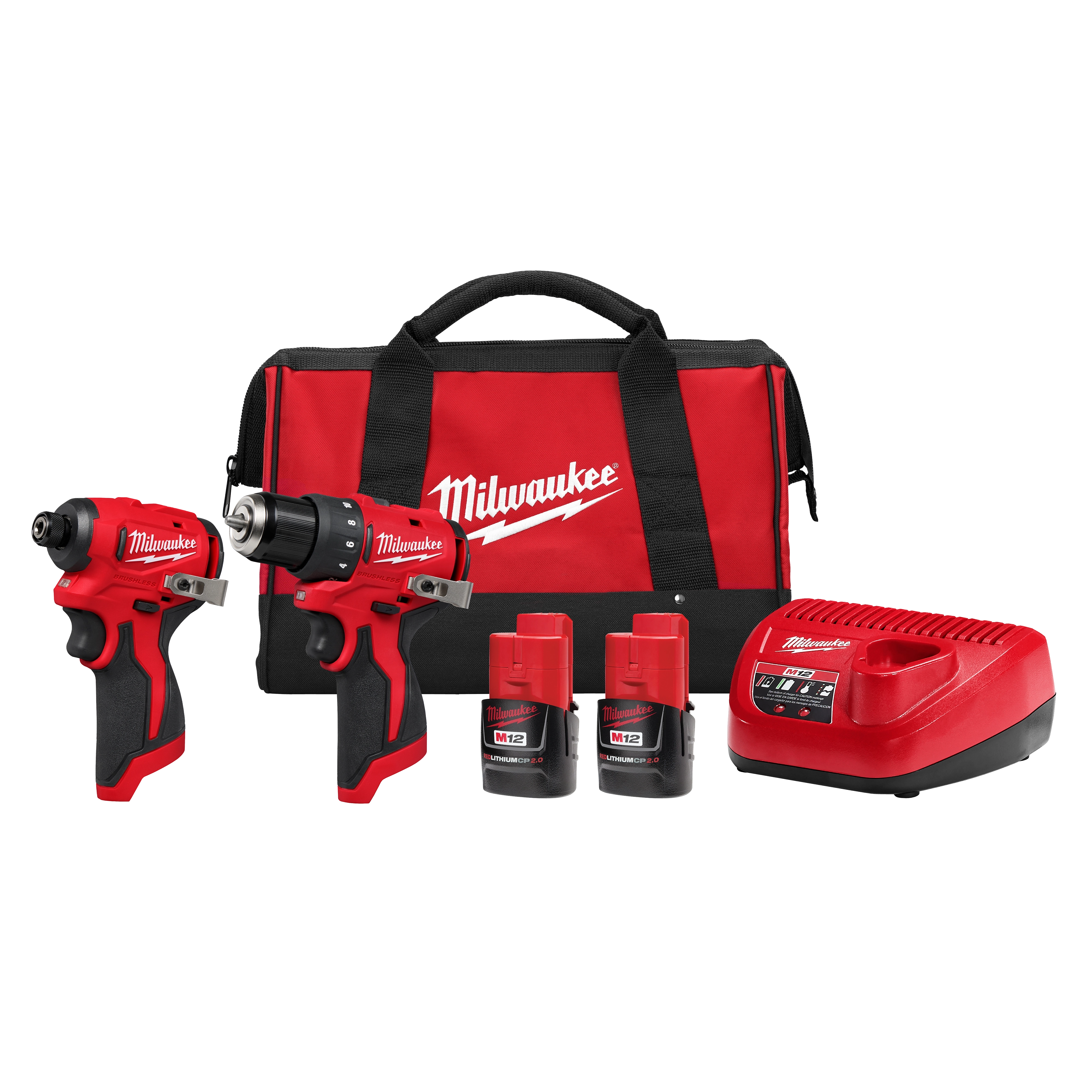 M12 Subcompact Brushless 2-Tool Combo Kit |Milwaukee Tool