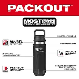 PACKOUT™ 24oz Insulated Bottle with Chug Lid