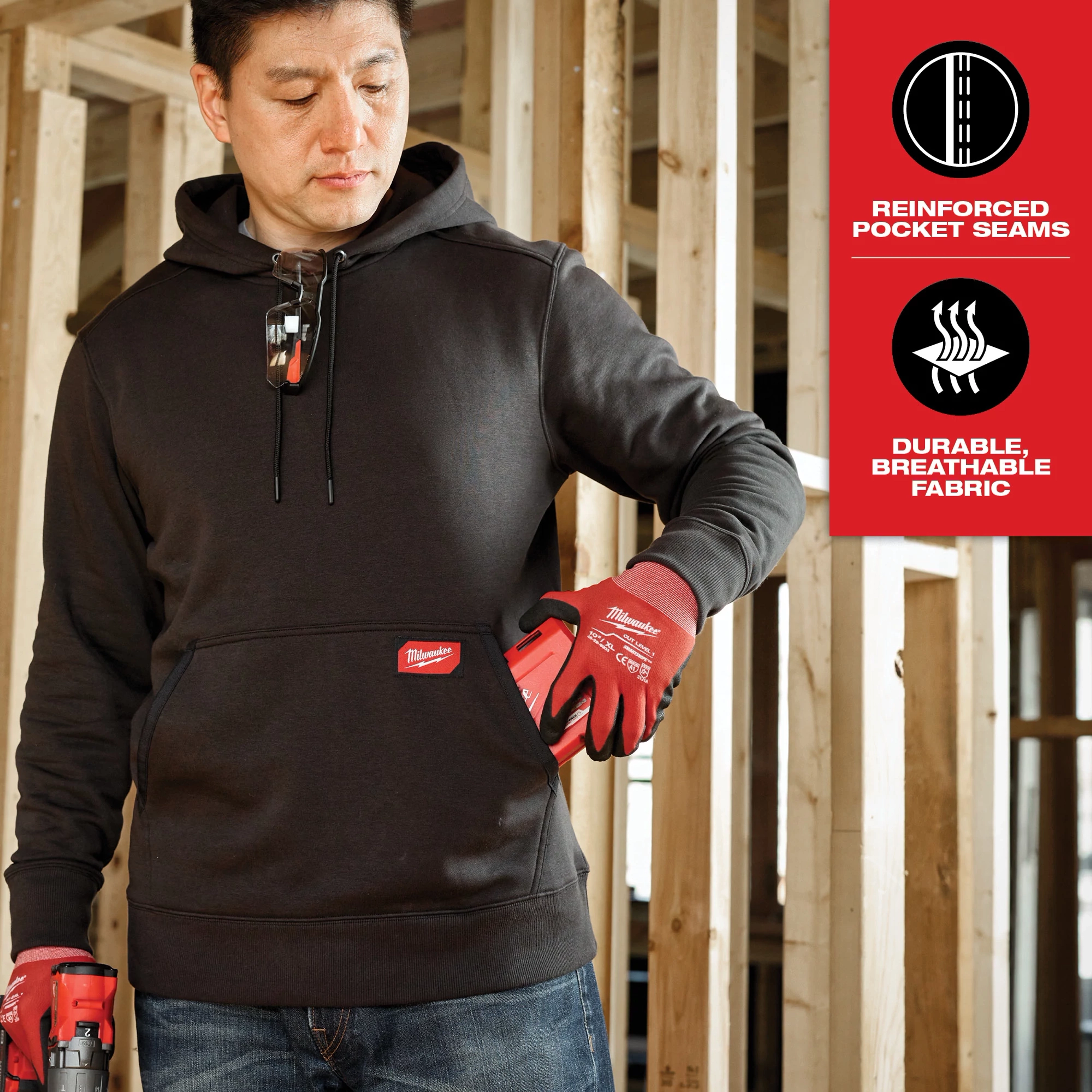 Midweight Pullover Hoodie | Milwaukee Tool