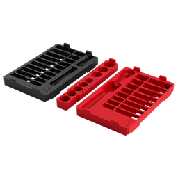 47pc 1/2" Drive SAE & Metric Ratchet & Socket Set PACKOUT™ Trays