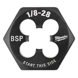 1/8"-28 BSP 1-Inch Hex Threading Die