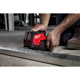 M12 Green Cross Line and Plumb Points Laser App Shot