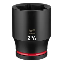 SHOCKWAVE Impact Duty 1" Drive 2-7/8" Deep 6 Point Socket standing upright on a plain background.