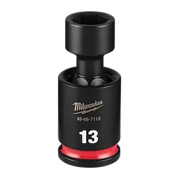 SHOCKWAVE Impact Duty 3/8" Drive 13MM Standard Swivel Socket standing upright on a plain background.