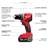 M18™ Compact Brushless 1/2" Hammer Drill/Driver Kit, view 15