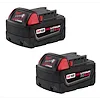 M18 REDLITHIUM XC5.0 Extended Capacity Battery Pack, 2 Pack