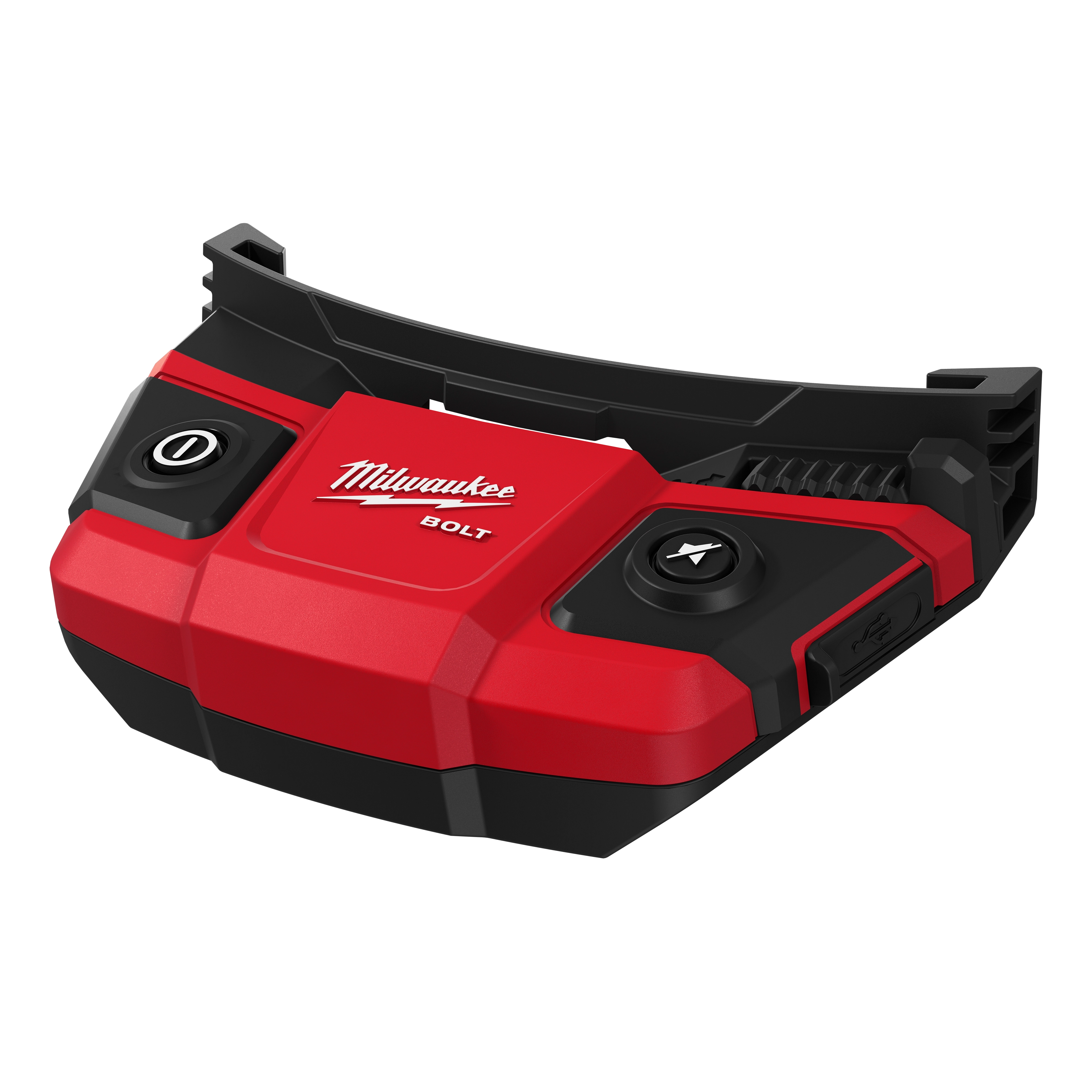 BOLT Personal Voltage Detector in a red and black casing with power and arrow buttons, designed for electrical safety.