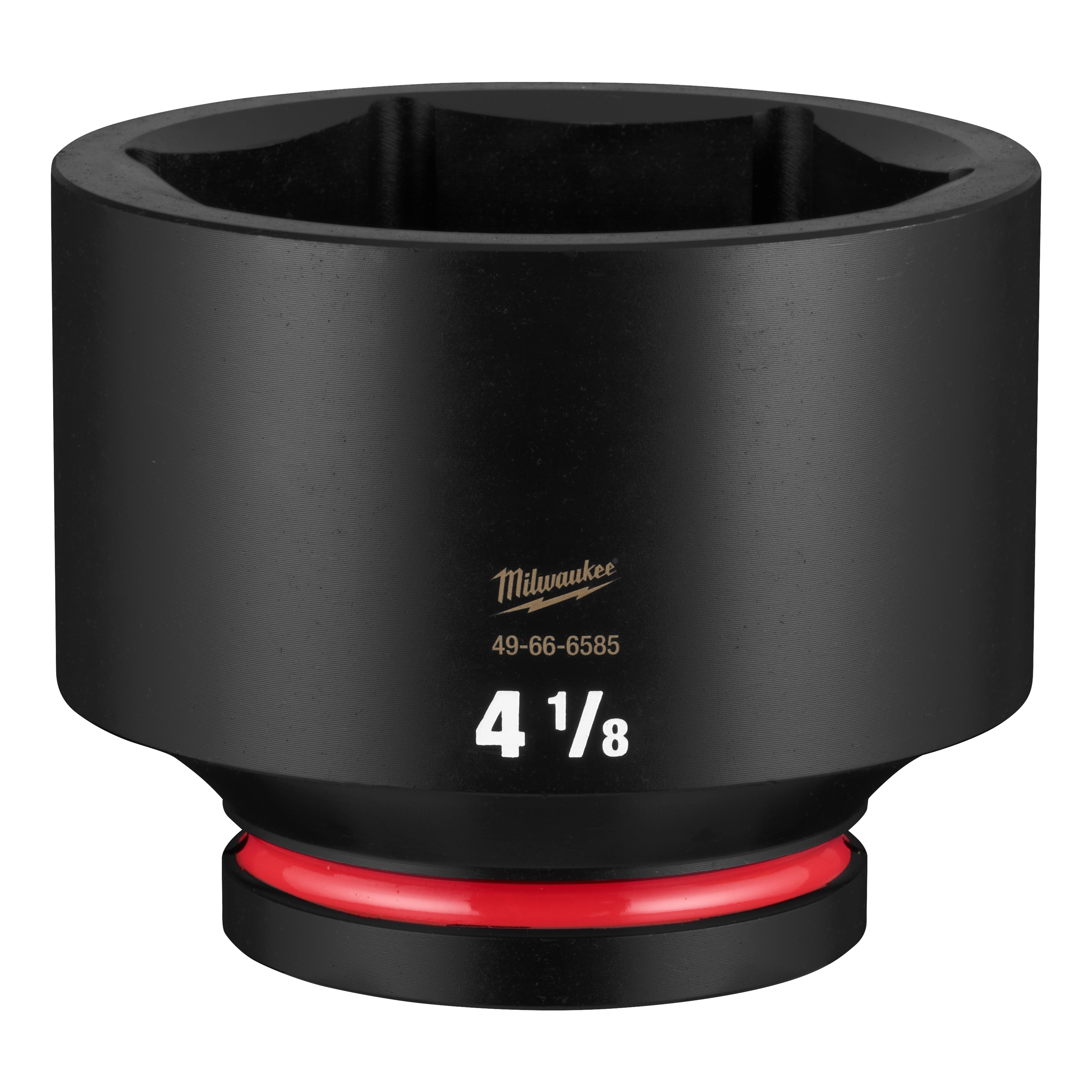 SHOCKWAVE Impact Duty 1" Drive 4-1/8" Standard 6 Point Socket standing upright on a plain background.