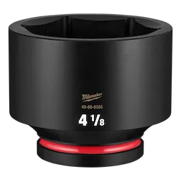 SHOCKWAVE Impact Duty 1" Drive 4-1/8" Standard 6 Point Socket standing upright on a plain background.