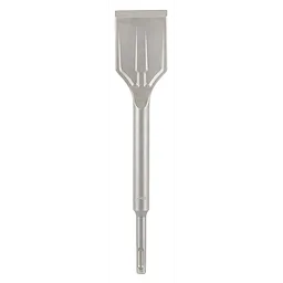 SDS+ 1-7/8" SLEDGE Tile Chisel is a silver-colored, heavy-duty tool designed for efficiently removing tiles.
