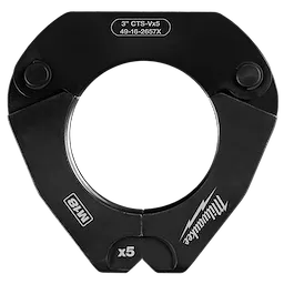 3" CTS-V Pivoting Press Ring for M18 FORCE LOGIC Press Tools, displaying a black heavy-duty construction with brand logo.