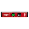 Milwaukee REDSTICK Digital Level with PINPOINT Measurement Technology, featuring a digital display and control buttons for precise leveling.