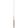 3/16" x 4" x 6" SHOCKWAVE Impact Duty Carbide Multi-Material Drill Bit with a spiral groove and red branding near the base.