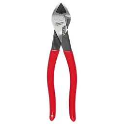 8" Angled Head Diagonal Dipped Grip Cutting Pliers (USA)