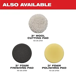 M12 Variable Speed Polisher/Sander Accessories Available