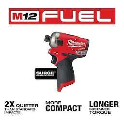 M12 FUEL™ SURGE™ 1/4" Hex Hydraulic Driver