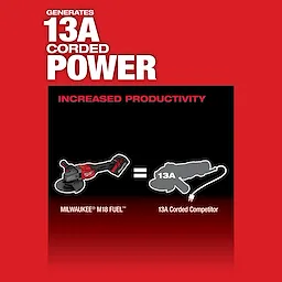 M18 FUEL Braking Grinder Slide Switch Fuel Chart 1