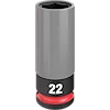 SHOCKWAVE Impact Duty™ 1/2 Drive 22MM Metric Lug Nut Wheel Socket​