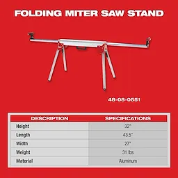 Folding Miter Saw Stand 
Product Specifications