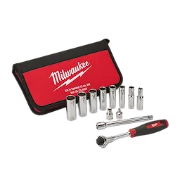 12pc 3/8" Drive SAE Socket Set