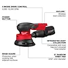 M18 FUEL™ 5" Random Orbital Sander, view 25