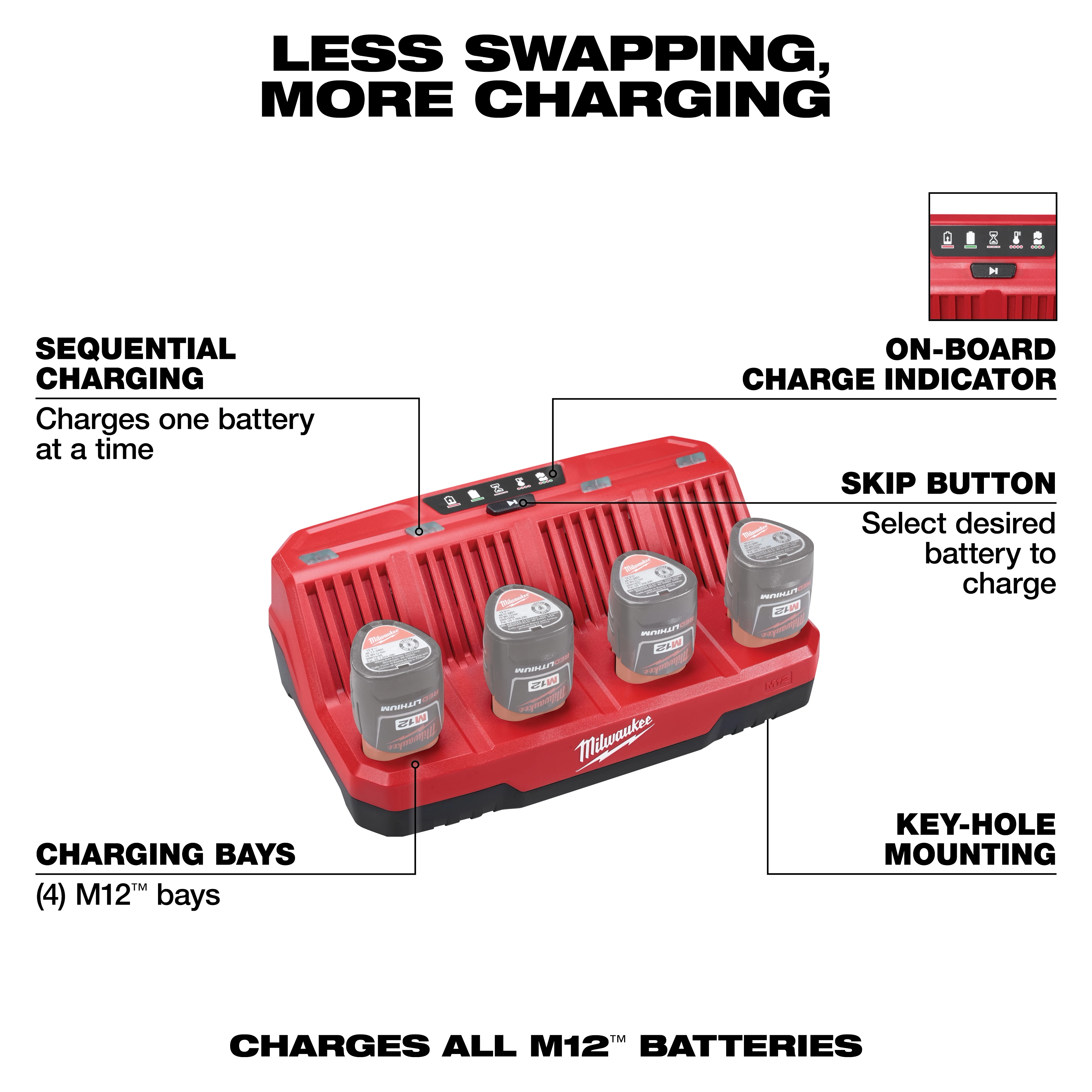 M12™ Four Bay Standard Charger