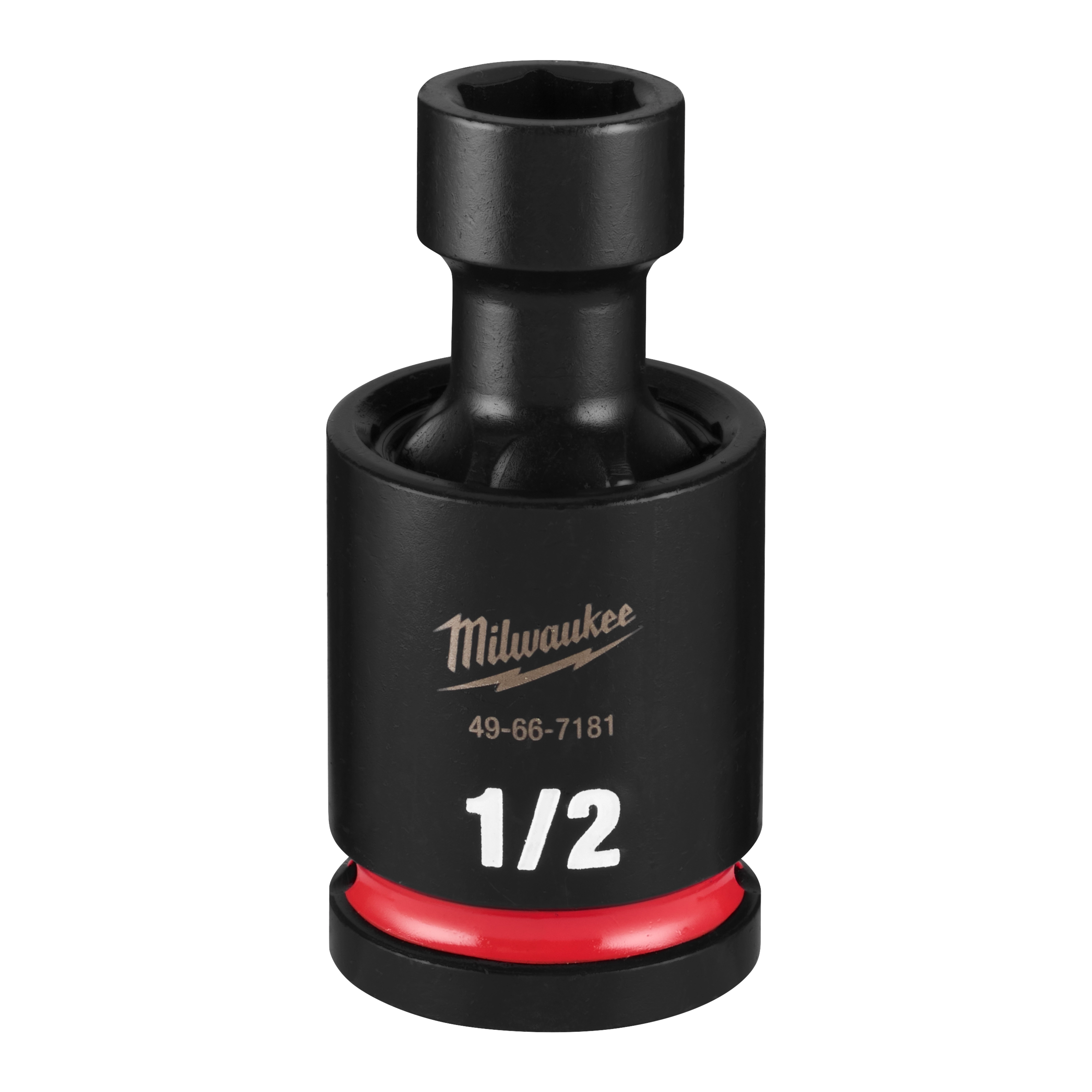SHOCKWAVE Impact Duty 1/2" Drive 1/2" Standard Swivel Socket standing upright on a plain background.