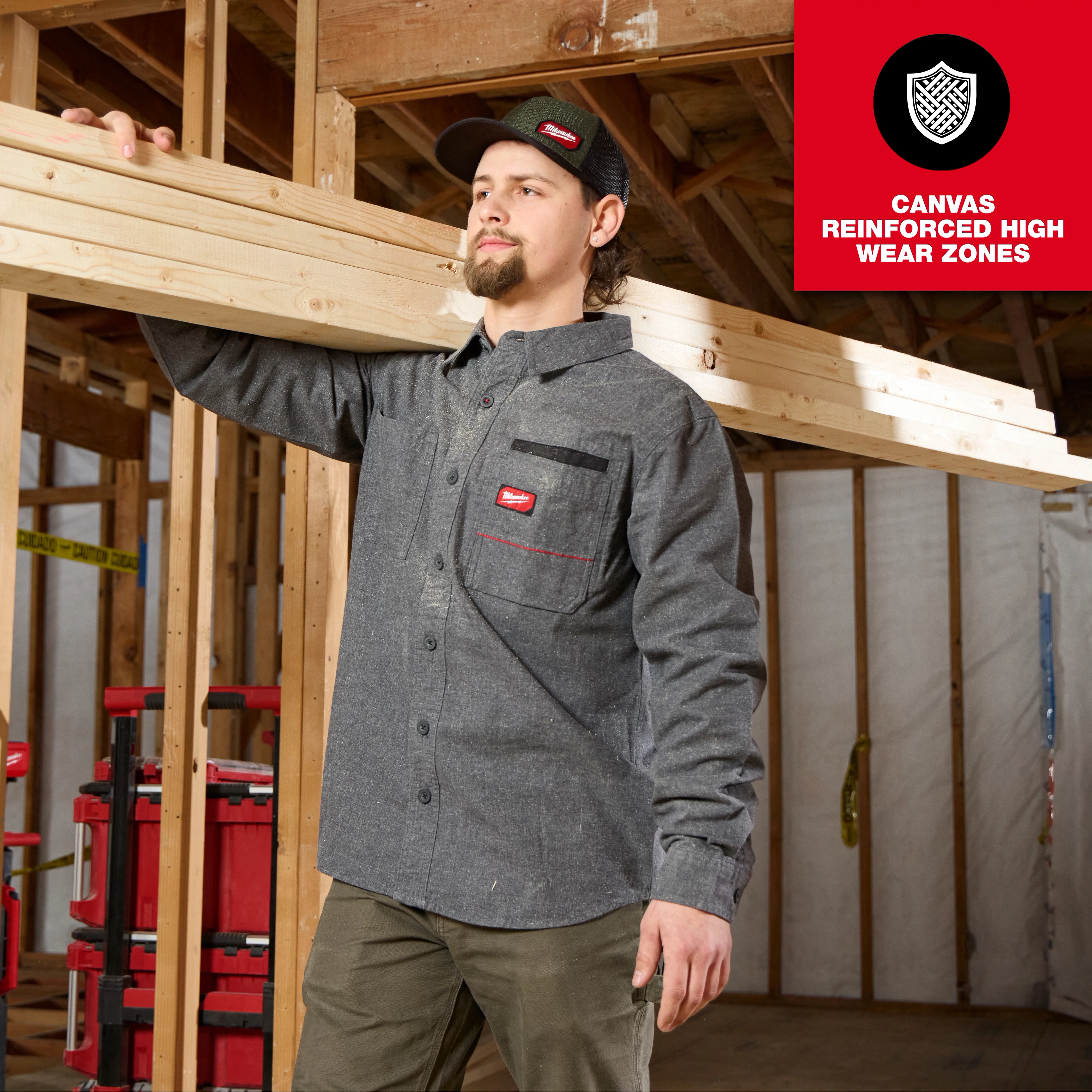 GRIDIRON Flannel Shirt | Milwaukee Tool