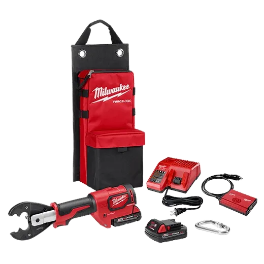M18™ FORCE LOGIC™ 6T Utility Crimper Kit with D3 Grooves and Fixed BG Die