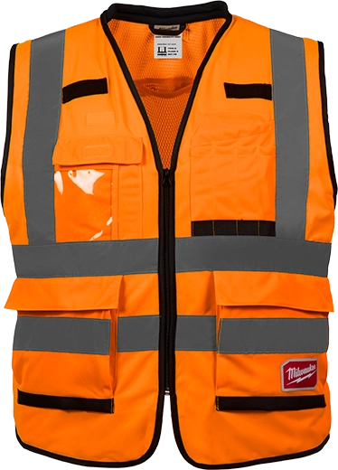 Gilet De Sécurité Milwaukee Haute Visibilité – 15 Poches – Taille S/M – Neuf