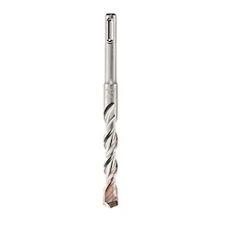SDS Plus M2 2-Cutter Drill Bit, size 1/2" x 4" x 6". The drill bit is made of metal, features a spiral flute design, and a cylindrical portion at the top for secure attachment. The tip has two cutting edges designed for efficient drilling into hard materials.