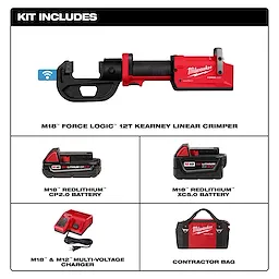 M18™ FORCE LOGIC™ 12T Kearney Linear Crimper