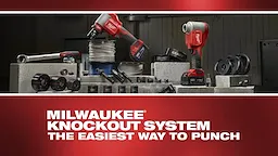 FORCELOGIC™ M18™ 10 Ton Knockout Tool 1/2" to 4" Kit FORCELOGIC™ M18™ 10 Ton Knockout Tool 1/2" to 2" Kit FORCELOGIC™ M18™ 10 Ton Knockout Tool Kit