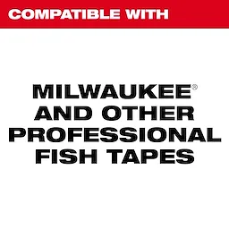 Compatible with Milwaukee and other professional fish tapes, 500' poly pull line, and 6,500' poly pull line.