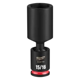 SHOCKWAVE Impact Duty 3/8" Drive 15/16" Deep Swivel Socket standing upright on a plain background.